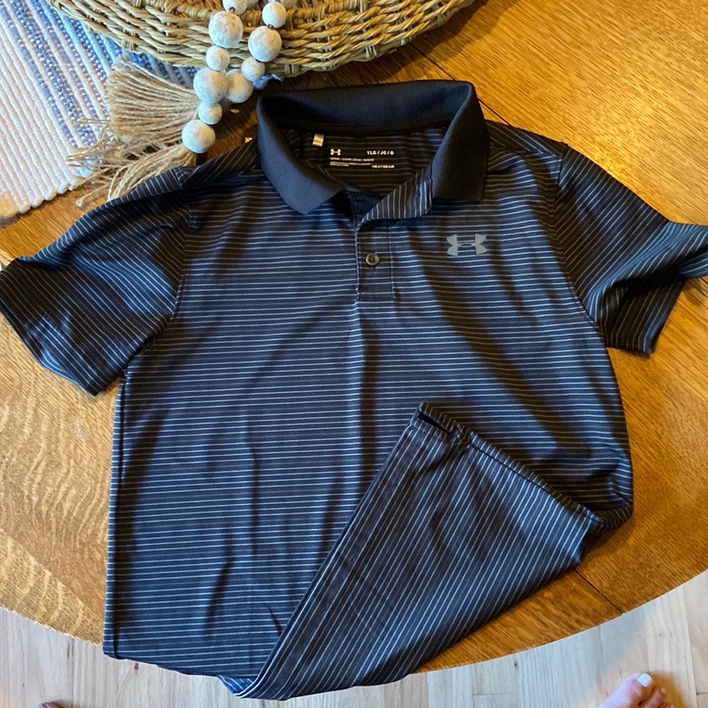 Kids YLG Under Armour polo shirt.